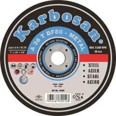 Karbosan 230*3*22 Metal Kesici 910050