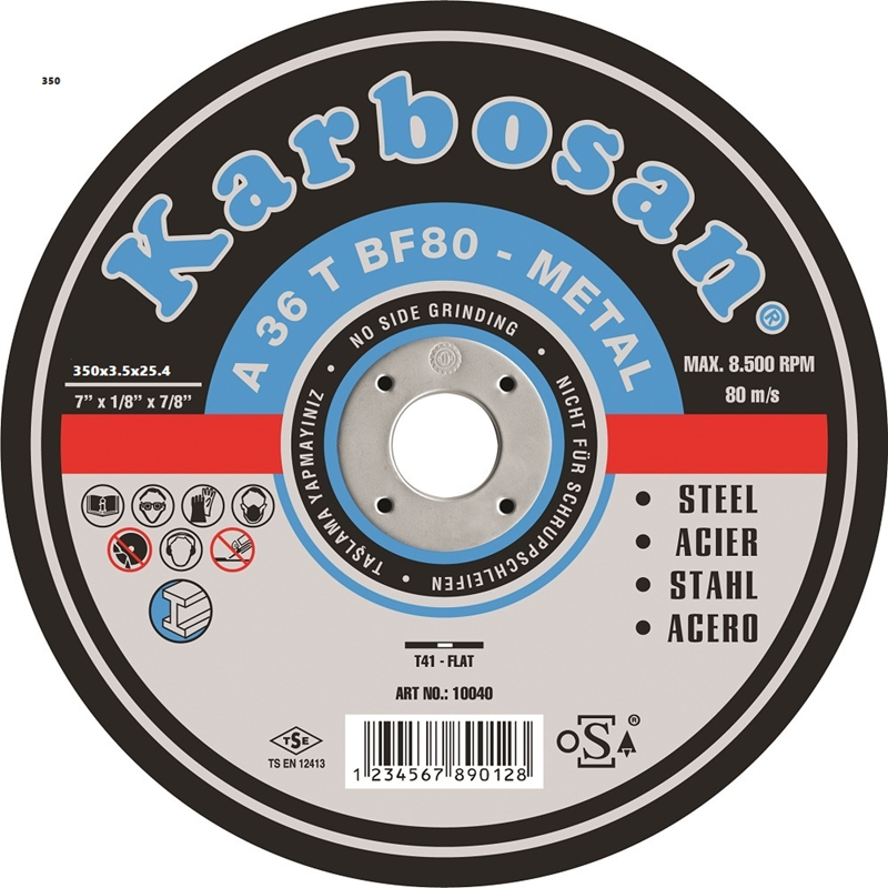 Karbosan 350*3,5*25,4 Metal Kesme 910860