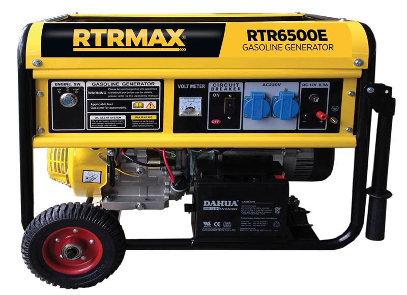 Rtrmax Rtr6500E Benzinli Jeneratör 6,8/6,2 Kva Marşlı