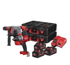 Milwaukee M18 Fpp2m2-553p M18fpd2-m18chx Akülü Set