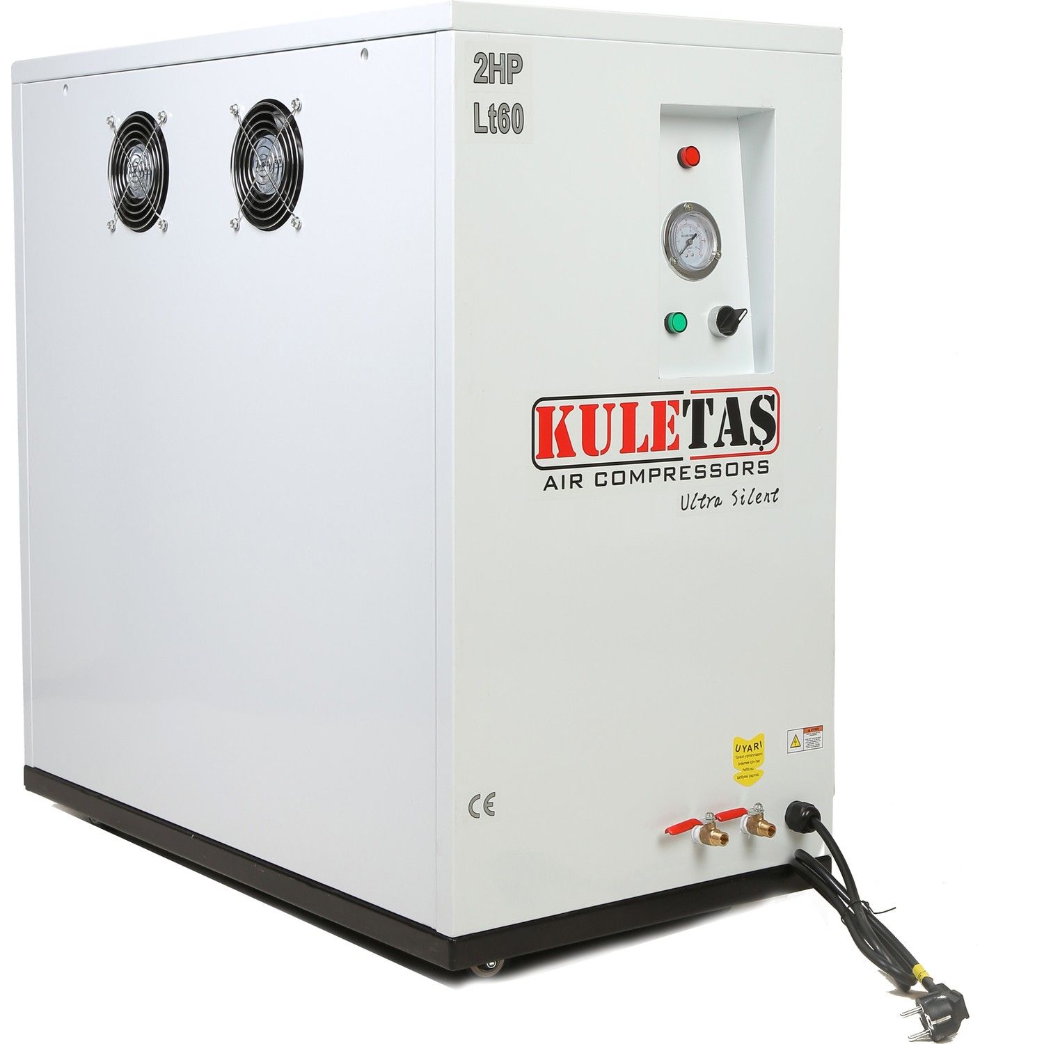 Kuletaş Kabinli Ultra Sessiz Kompresör 60 Litre 2 Hp Kuletaş