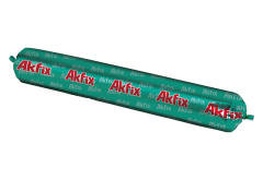 Akfix P647Fc Poliüretan Yapı-Otomotiv Sosis Mastik 600 Ml.Siyah