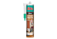 Akfix As606 Silikonize Mastik 310Ml Kahve