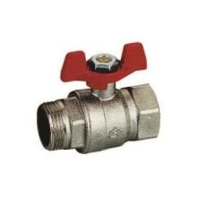 TÜRKOĞLU 1/2'' ERKEK-DİŞİ KELEBEK VANA KOD :0221