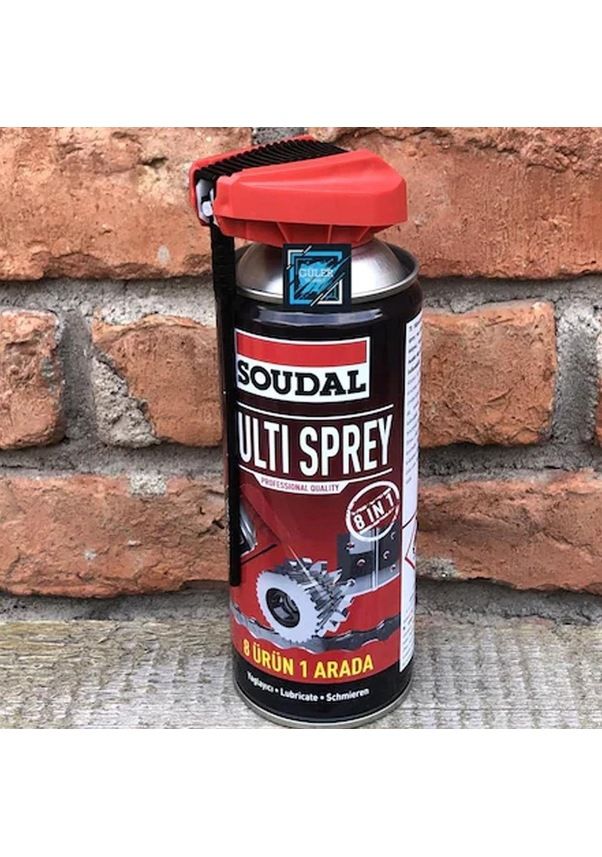 Soudal 400 ml Pas Sökücü Soudal Multi Sprey Çok Amaçlı Yağlayıcı Temizleyici Sudan Koruyucu Korozyona Dayanıklı Agmair Soudal(Kopya)