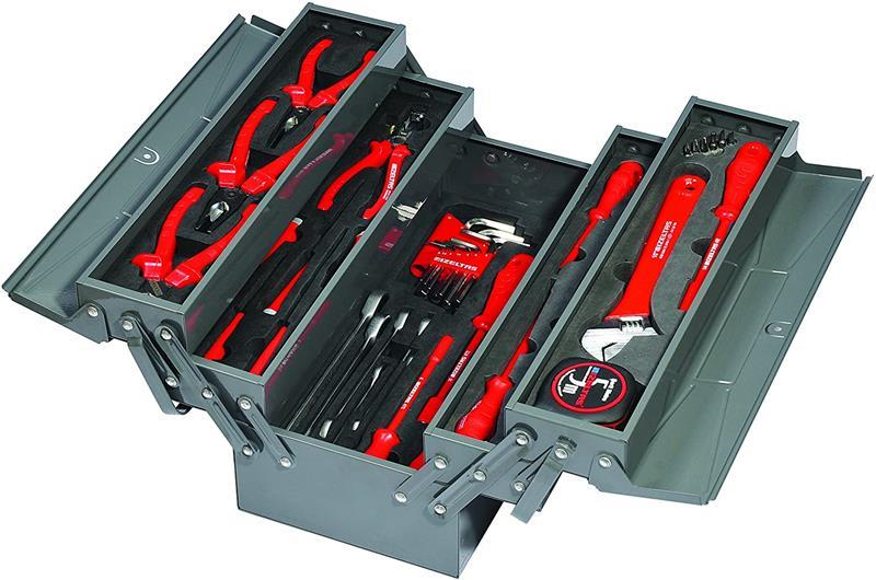 İzeltaş Elektrikçi Takım Çantası 45 Parça (5 Gözlü)-8420005046