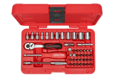 İzeltaş 1/4'' Altı Köşe Lokma Anahtar ve Bits Set 45 Parça 14000005133