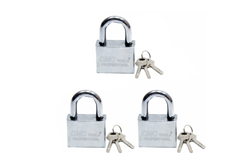 Cmc Master Çelık Asma Kilit Setı 60Mm 3Lü Set CMC6670
