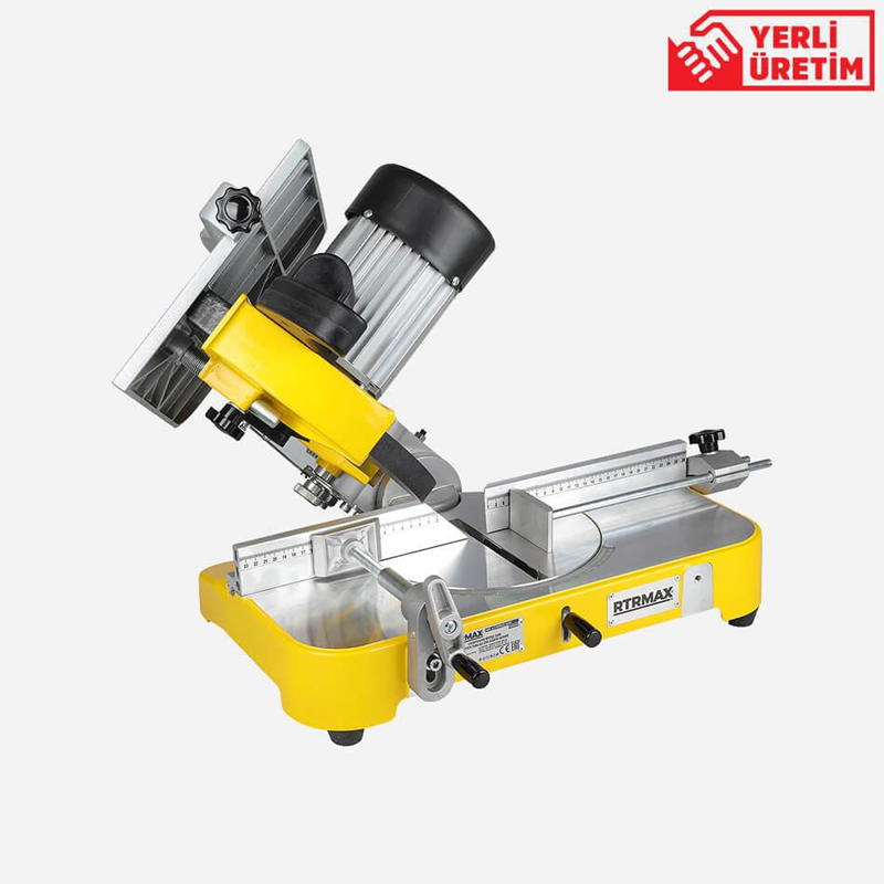 Rtrmax Rtm636 Üstten Tablalı Yatarlı Gönye Testere Makinası 1100W