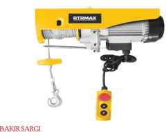 Rtrmax Rtm490 Elektrikli Ceraskal Vinç 600-1200 Kg (1900W
