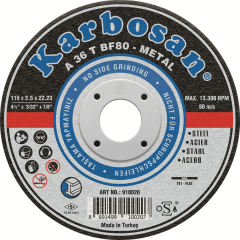 Karbosan 115*3*22 Metal Kesme 910910
